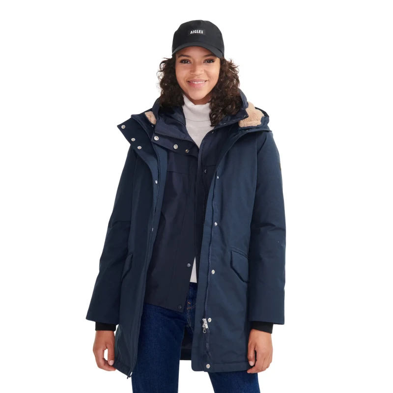 Image of Aigle Womens parka Aigle Gore-tex Bleu Female 36