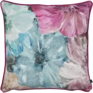 image of Prestigious Textiles Lani Polyester Filled Cushion Cotton Hibiscus