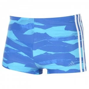 Image of adidas 3S FIT Swim Shorts Mens - Royal