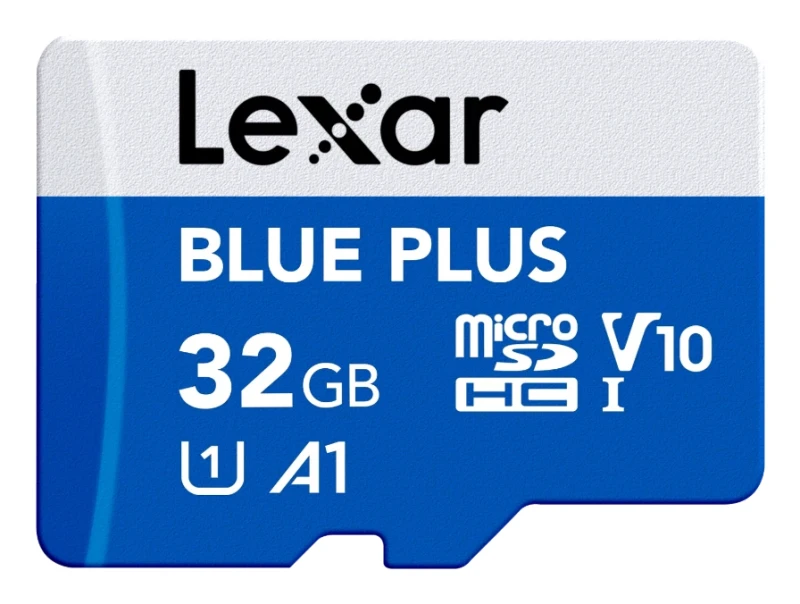 Image of Lexar 32GB Lexar Blue Plus microSDHC UHS-1 Memory Card