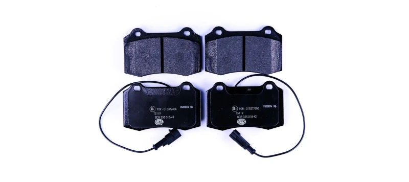 Image of HELLA Brake pad set HELLA 8DB 355 018-421