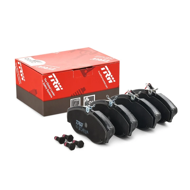 Image of TRW GDB1105 Brake pad set incl. wear warning contact, with brake caliper screws Brake Pad Set,disc brake (402)