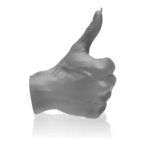 Image of Hand OK Thumbs Up Candle – Matt Grey