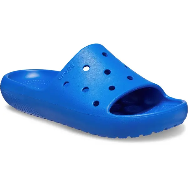 image of Crocs Mens Classic Lightweight Sliders UK Size 6 (EU 39-40) Blue Bolt CRC489-BlueBO-6