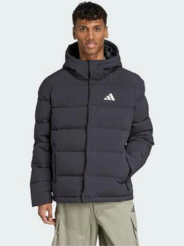 Image of Puffer jacket adidas Helionic Noir Male XS
