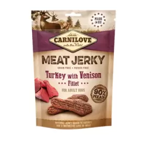 Carnilove Turkey with Venison Jerky Fillet Dog Treat 100g