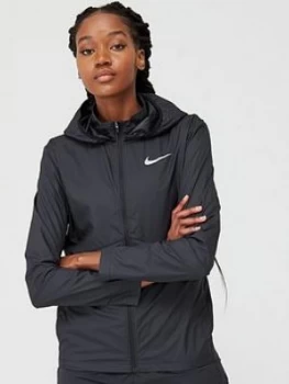 Image of Nike Run Essential Jacket - Black, Size L, Women