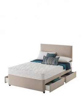 Image of Layezee Made By Silentnight Fenner Bonnel Spring Divan Bed With Storage Options