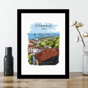 Image of SC670155307 Multicolor Decorative Framed MDF Painting