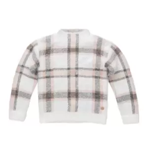 Image of Firetrap Check Jumper Junior Girls - Grey
