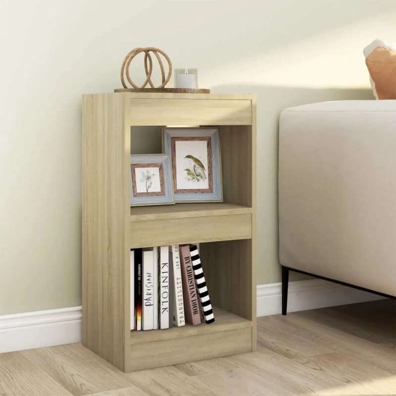 Image of VIDAXL Book Cabinet/Room Divider Sonoma Oak 40x30x72cm Vidaxl 8720286842935