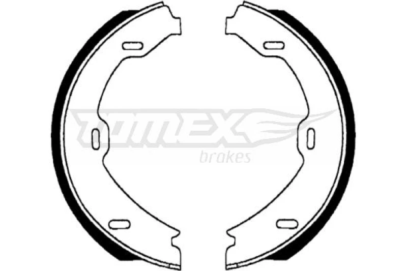 Image of TOMEX brakes Brake Shoe Set TOMEX brakes TX 22-69
