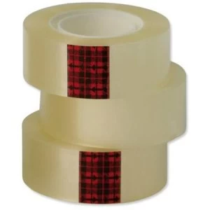 image of Scotch Easy Tear 24mm x 33m Adhesive Tape Clear Pack of 6 Rolls