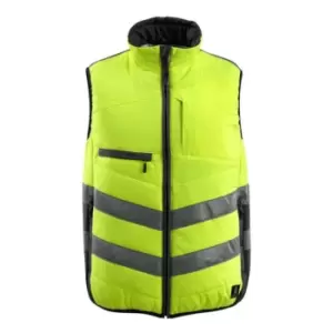 Image of Grimsby Thermal Gilet Hi-vis Yellow/Black - Large