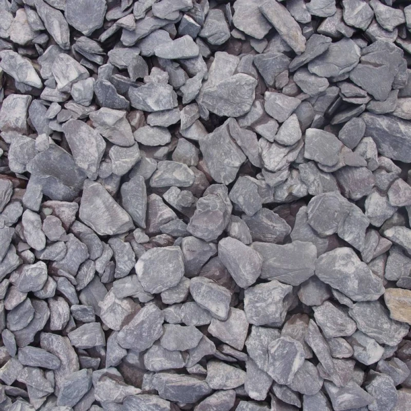 Image of Buttercup Farm 40mm - Blue Slate - Decorative Stone Premium Aggregate BulkBag 850 Kg in Grey Grey Unisex