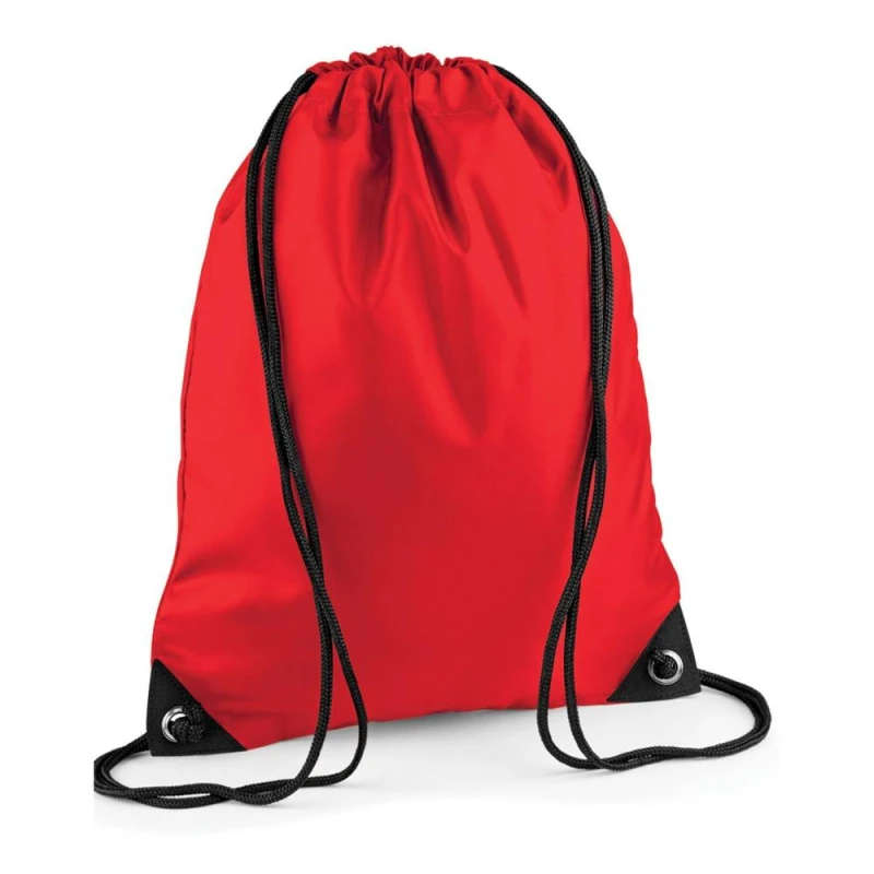 Image of Bagbase Mens Premium Drawstring Bag in Light Red Light Red Male