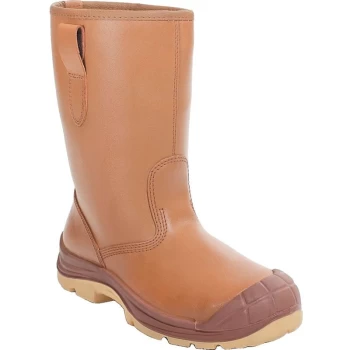 Image of PB43C Tan Unlined Riggerboot SZ-7 - Perf