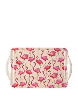 image of Portmeirion Sara Miller Flamingo Large Handledtray