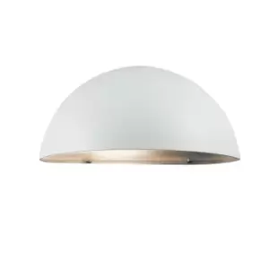 Image of Scorpius Maxi Outdoor Down Wall Lamp White, E27, IP33