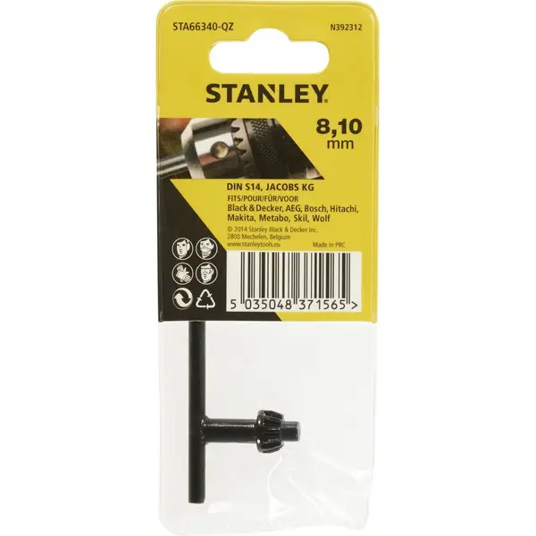 image of Stanley 10mm Drill Chuck Key - STA66340-QZ