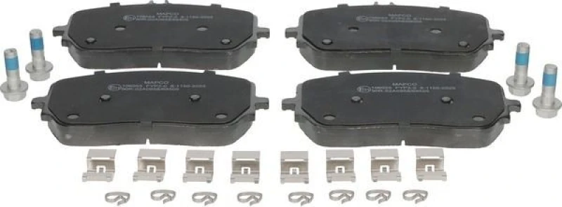 Image of Brake pad set MAPCO 106055