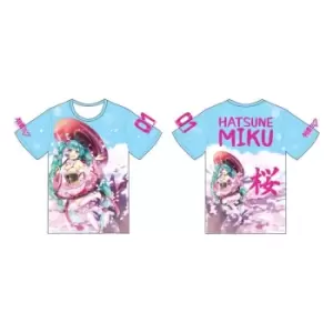 Image of Hatsune Miku T-Shirt Hanami Size L