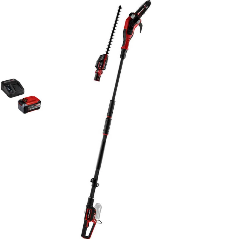 Image of Einhell Professional GP-HC 18/5020 Li T BL 18v Cordless Brushless Hedge Trimmer and Pole Pruner GP-HC 18/5020 Li T BL Batteries: 1 x 5.2ah Li-ion