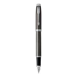 Image of Parker IM Fountain Pen Dark Espresso with Chrome Trim Blue 1931657