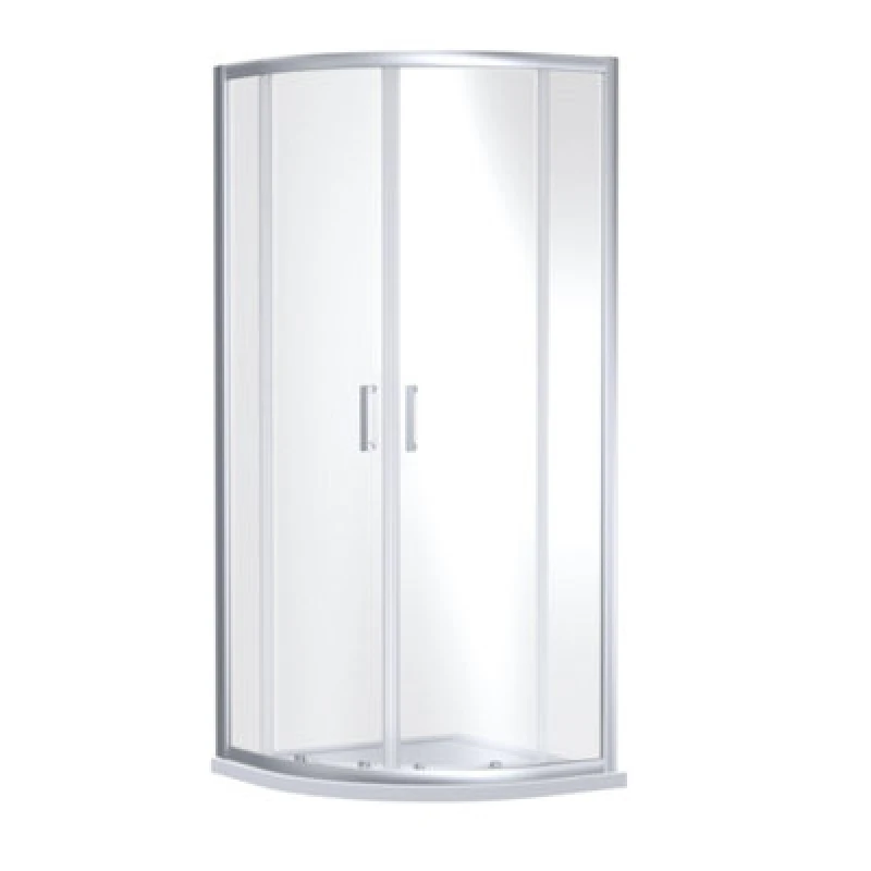 Image of nuie Rene 1900 x 800 x 800mm Quandrant Shower Enclosure Chrome, Silver SMQU10-E6