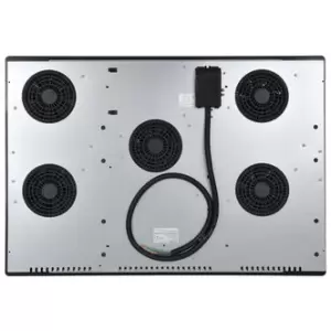 image of Montpellier INT750 75cm 5 Zone Induction Hob in Black Glass Heat Boost