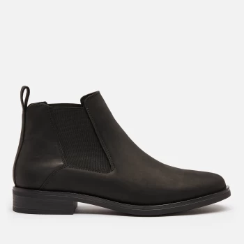 Image of Clarks Womens Memi Top Leather Chelsea Boots - Black - UK 5