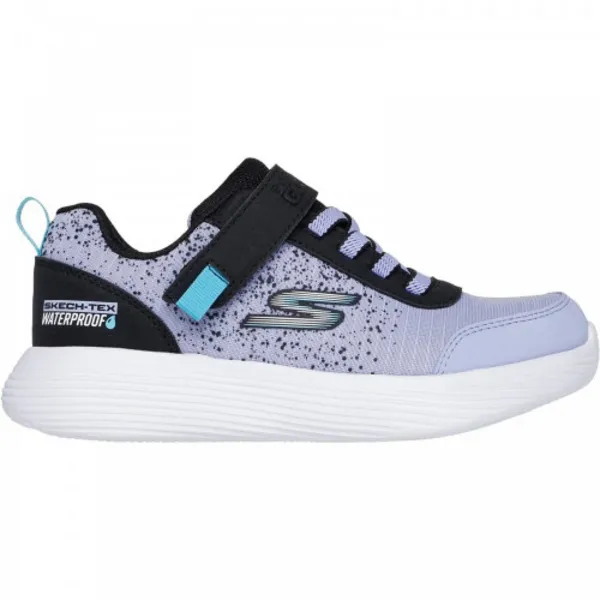 Image of Skechers Girls Go Run 400 V2 Trainers UK Size 12 (EU 30) Black Lavender SKE2364-BKLV-12
