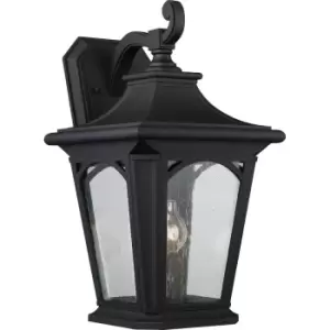 image of Outdoor IP44 Wall Light Sconce Mystic Black LED E27 100W Bulb External d02151