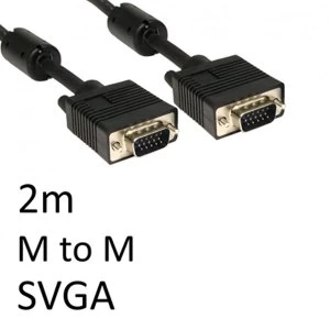 Image of SVGA (M) to SVGA (M) 2m Black OEM Display Cable