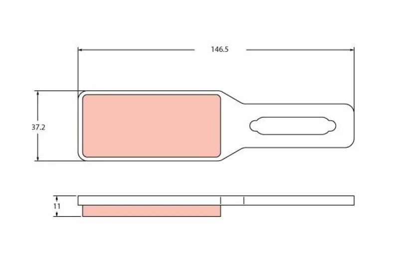 Image of Brake pad set TRW GDB2376