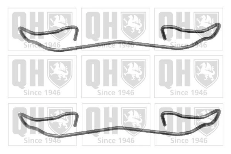 Image of QUINTON HAZELL Brake pad fitting kit QUINTON HAZELL BFK645