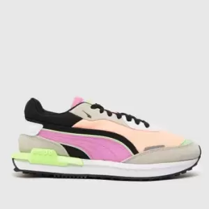 Image of PUMA Light Grey City Rider Trainers