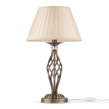 Image of Grace Table Lamp Brass & Crystal, 1 Light, E14