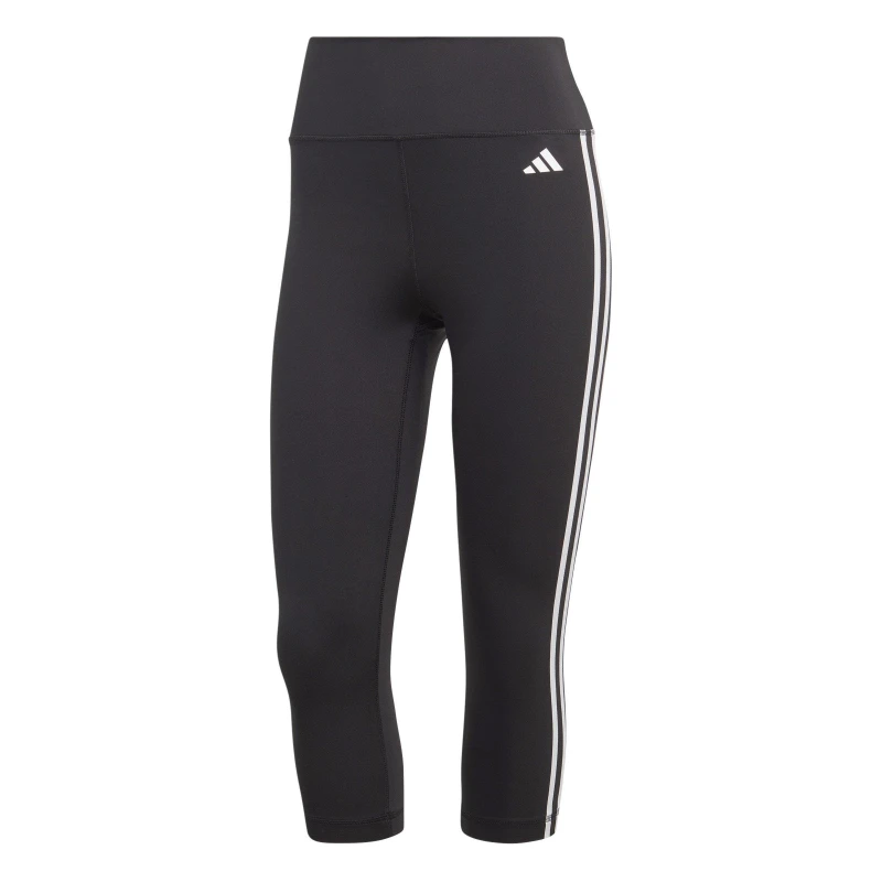 Image of adidas Train Essentials 3-Stripes High Waisted Three Quarter Leggings - Black M