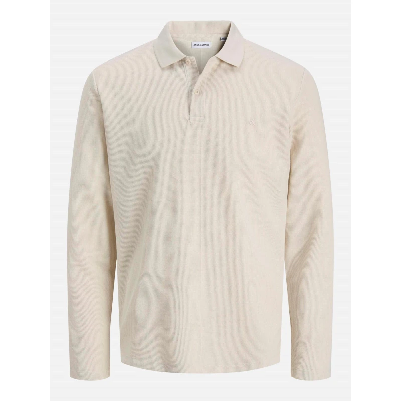 Image of Jack and Jones Austin Longsleeved Polo Mens Moonbeam male S
