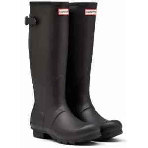 Image of Hunter Womens Original Back Adjustable Wellingtons Black 5 (EU38)
