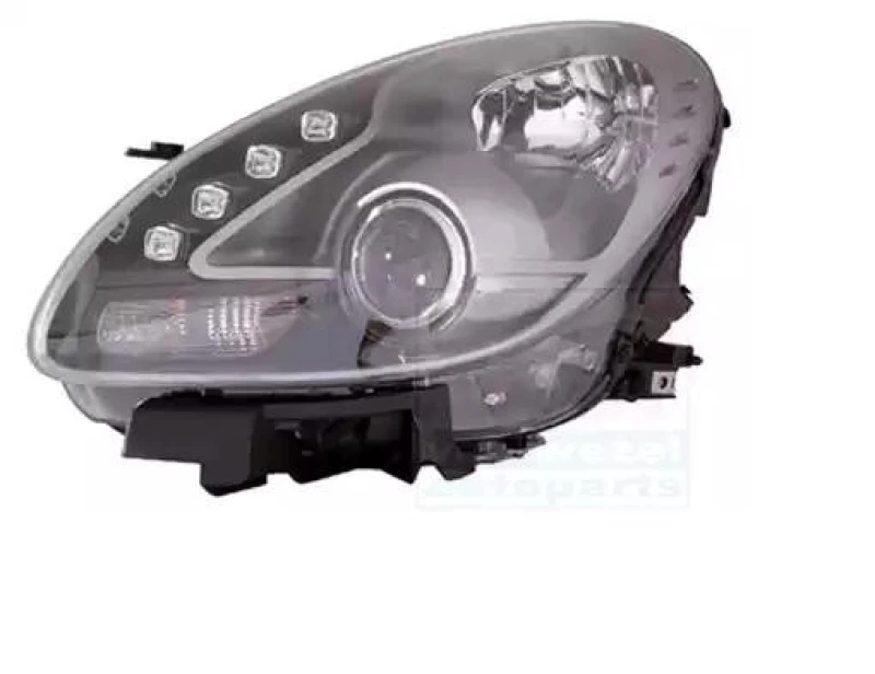 Image of VAN WEZEL 0113961M Headlights H7/H1, Left, with motor for headlamp levelling Headlight (259)