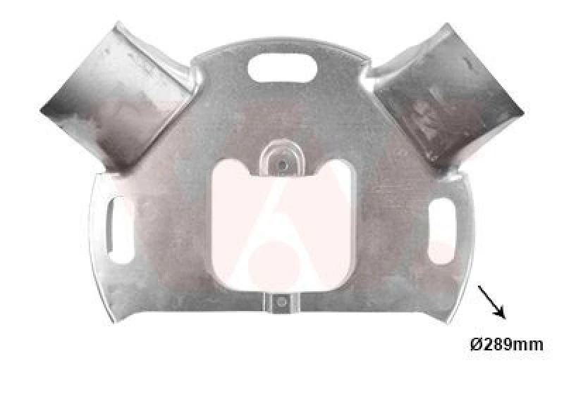 Image of VAN WEZEL Brake disc backing plate VAN WEZEL 2812371