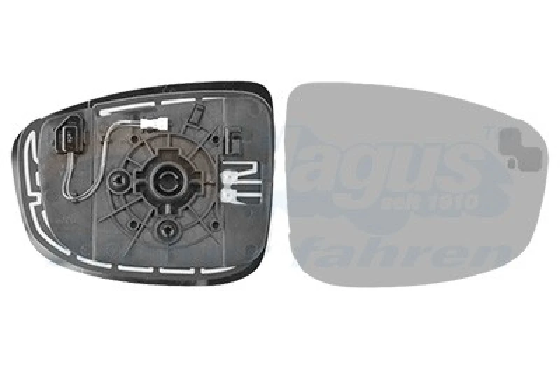 Image of VAN WEZEL Wing mirror glass VAN WEZEL 2780836