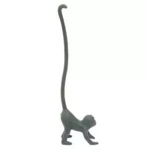 Image of Interiors By Ph Monkey Toilet Roll Holder - Grey
