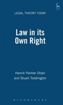 Image of Law in Its Own Right by Henrik Palmer Olsen Book