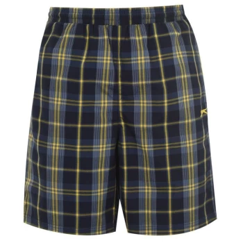 Image of Slazenger Graphic Shorts Mens - Blue