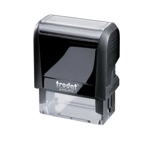 image of Trodat Printy 4912 Custom Stamp Self Inking Up to 5 Lines 46 x 18mm