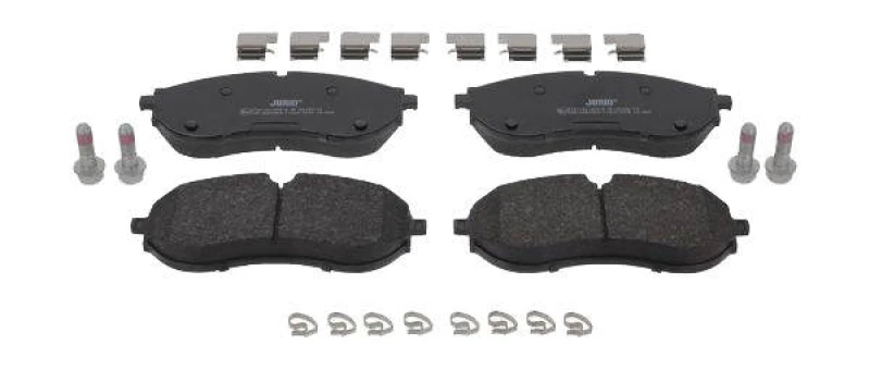 Image of JURID 574110J Brake pad set with accessories Brake Pad Set,disc brake (402)
