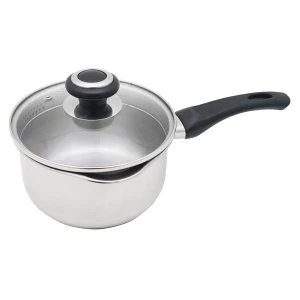 image of Robert Dyas Stainless-Steel 16cm Lipped Saucepan